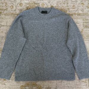 Zara Girls Grey Pullover Knit Sweater